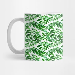 Seamless Tropical Leaves Pattern Mug